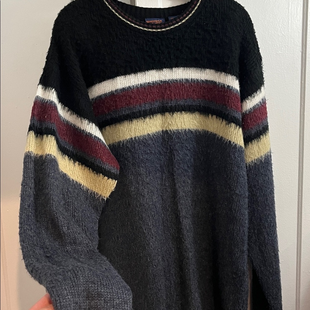 vintage Sierra Pacific striped sweater